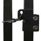 Koiratarha 3x1,5m katoksella, musta