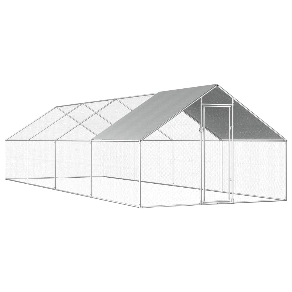 Hönshus för utomhusbruk 2,75 x 8 m