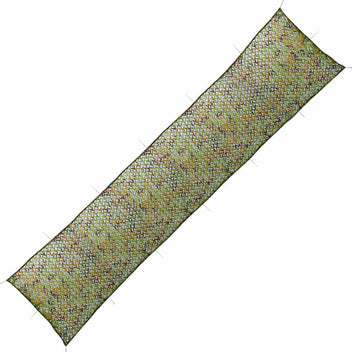 Kamouflagenät med förvaringspåse 1,5 x 7 m