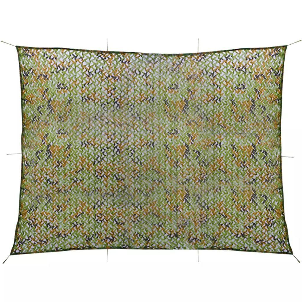 Kamouflagenät med förvaringspåse 3x4 m