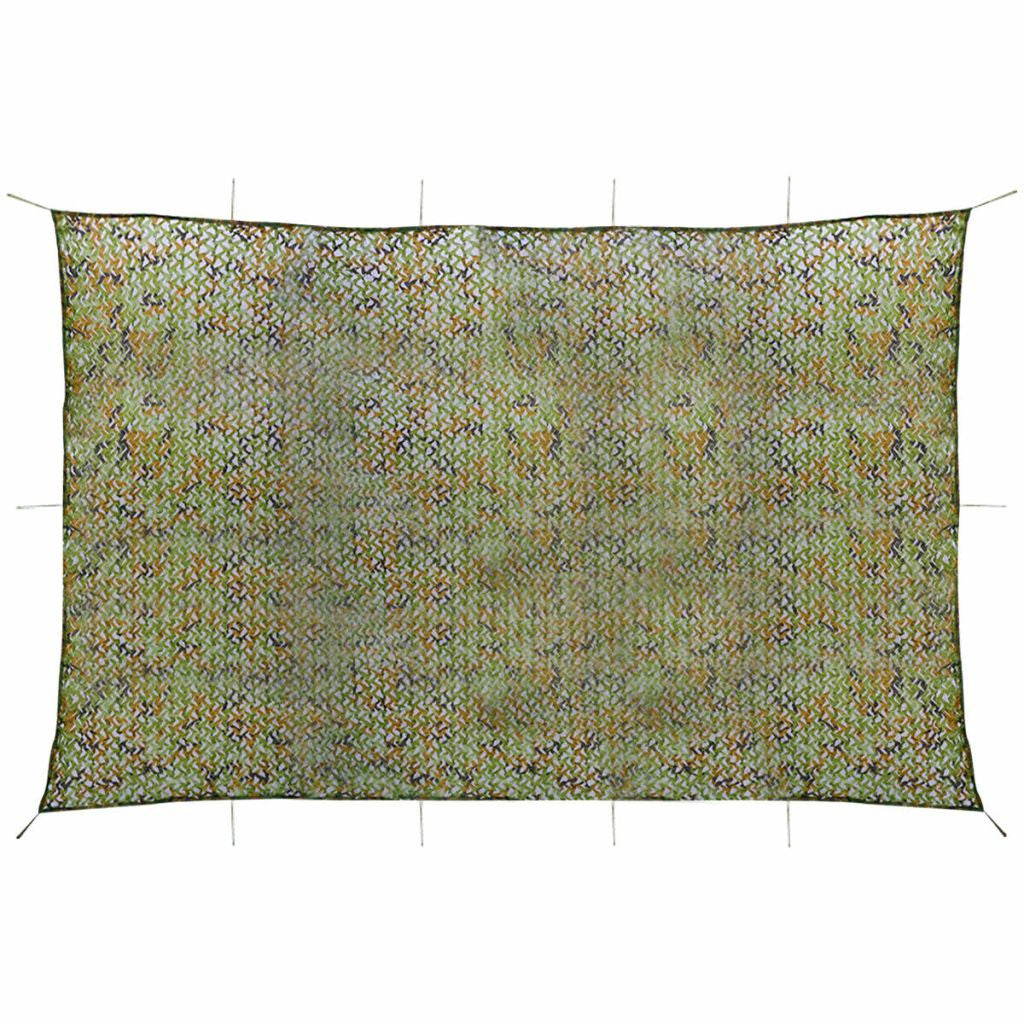 Kamouflagenät med förvaringspåse 4x6 m