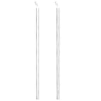 Verkkoaita tolpilla galvanoitu teräs 15x1 m hopea