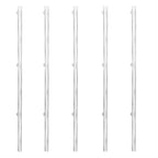 Verkkoaita tolpilla piikeillä galvanoitu teräs 15x0,8 m