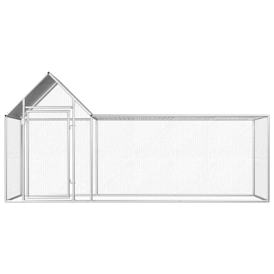 Hönshus 3x1x1,5 m galvaniserat stål