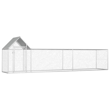 Hönshus 5x1x1,5 m galvaniserat stål