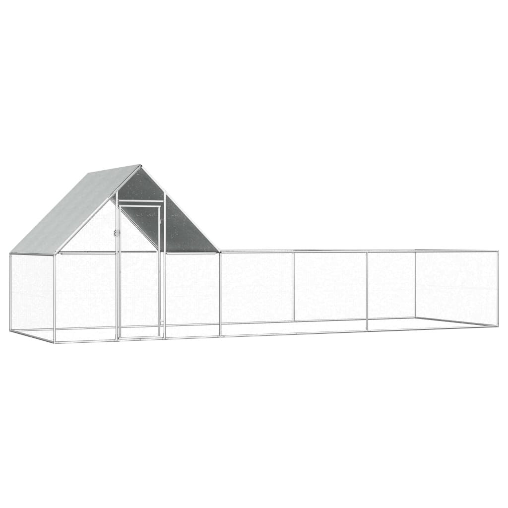 Hönshus 6x2x2 m galvaniserat stål