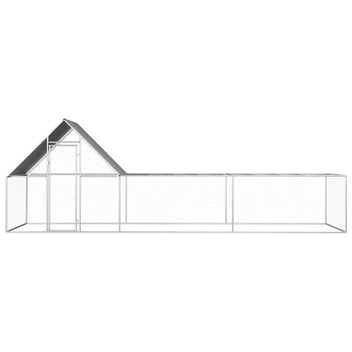 Hönshus 6x2x2 m galvaniserat stål