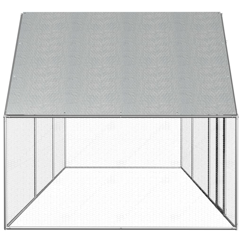 Hönshus 6x2x2 m galvaniserat stål