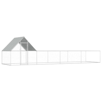 Hönshus 8x2x2 m galvaniserat stål
