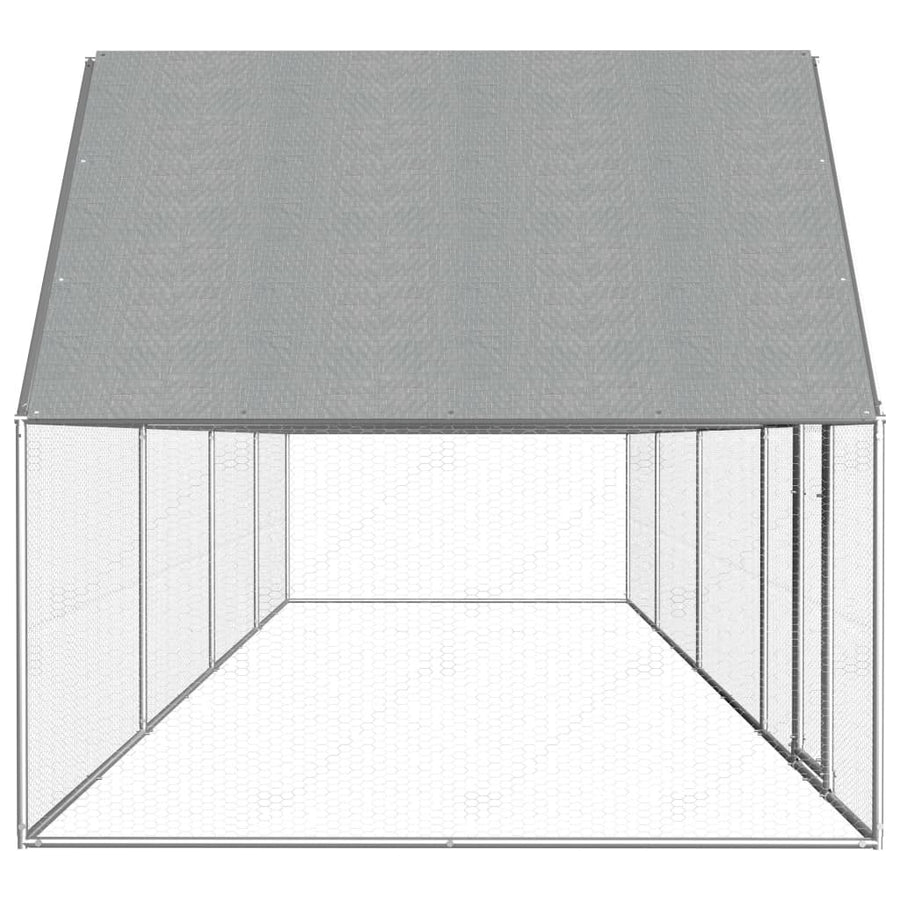 Kanahäkki 8x2x2 m galvanoitu teräs