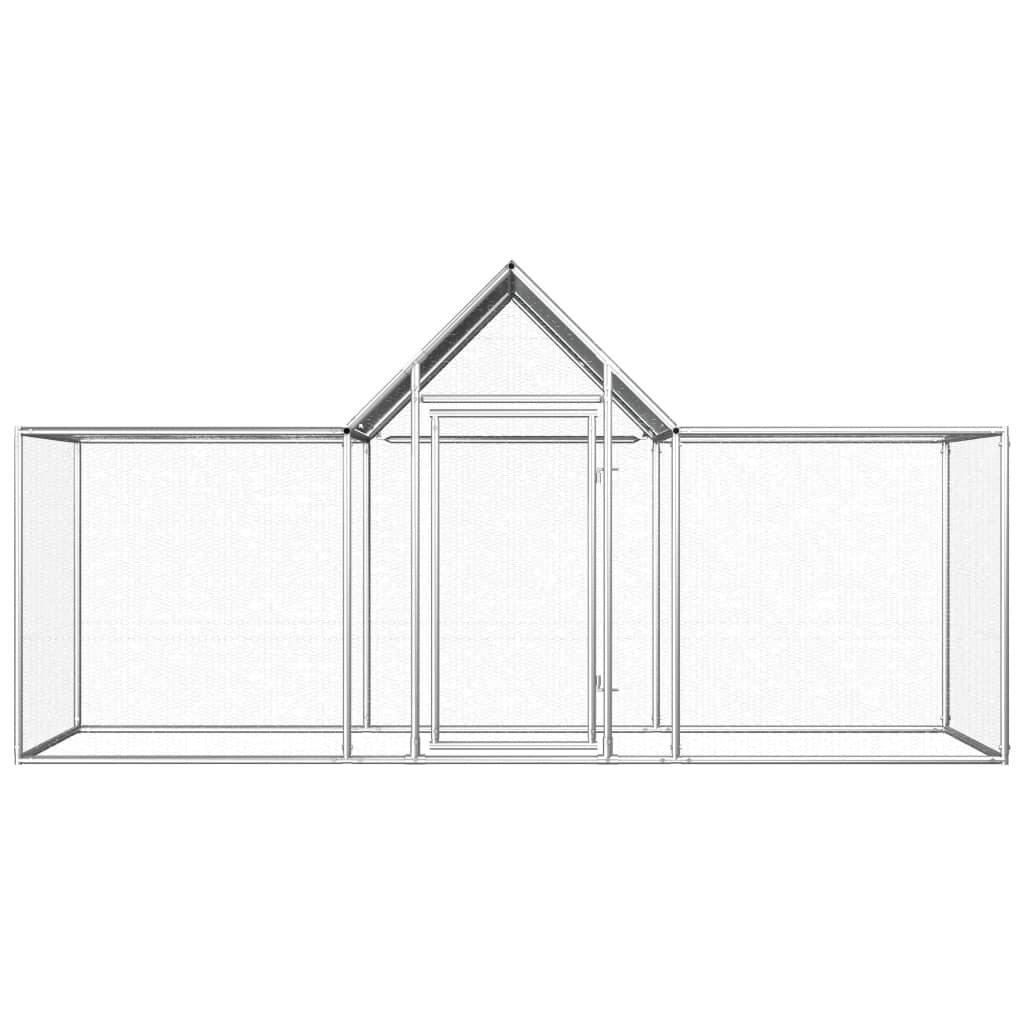 Hönshus 3x1x1,5 m galvaniserat stål