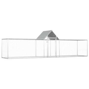 Hönshus 5x1x1,5 m galvaniserat stål