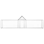 Kanahäkki 5x1x1,5 m galvanoitu teräs