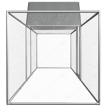Hönshus 5x1x1,5 m galvaniserat stål