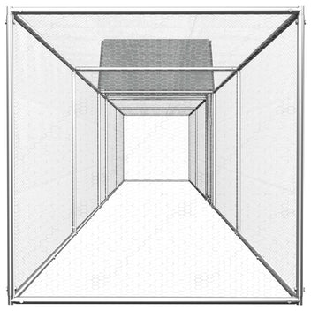Hönshus 9x1x1,5 m galvaniserat stål