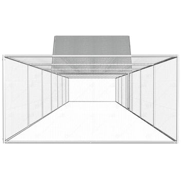 Hönshus 14x2x2 m galvaniserat stål