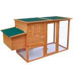 Kanojen ulkohäkki 1 munalaatikolla puu