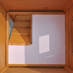 Suuri kaninkoppi/eläinten ulkohäkki kahdella pesällä