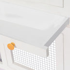 Eläinhäkki/kaninkoppi kaksikerroksinen puu