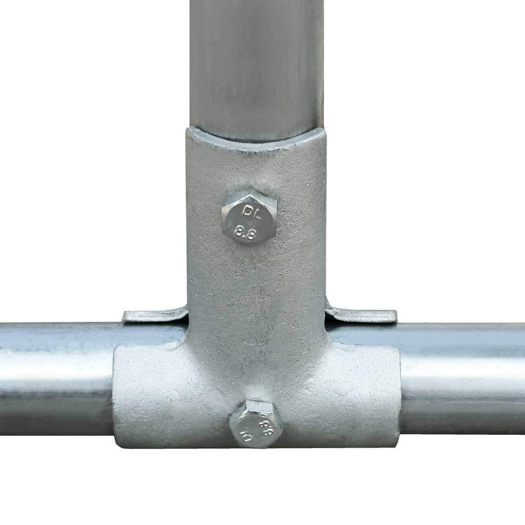 Ulkotilan kanahäkki galvanoitu teräs 2x2x1,92 m