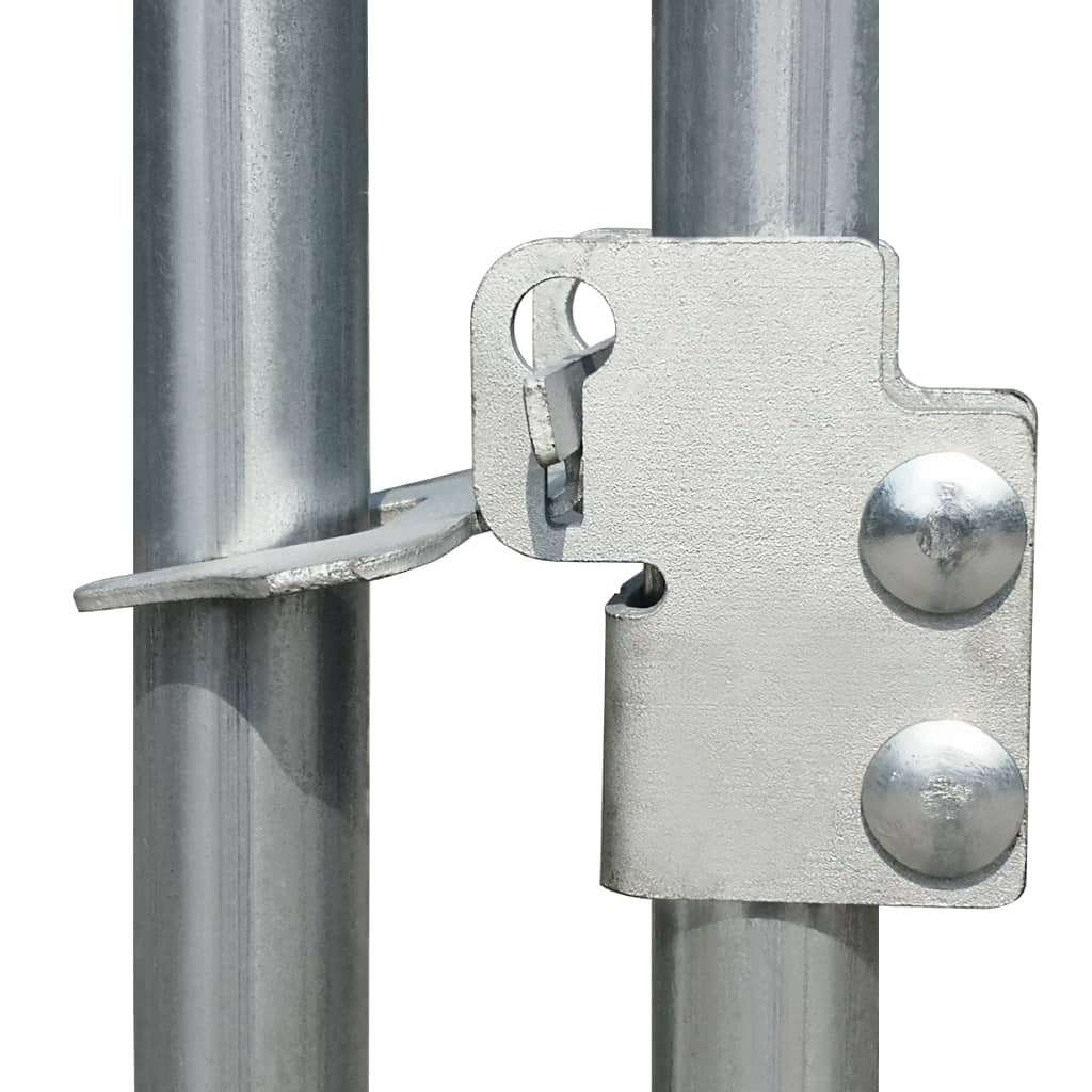 Ulkotilan kanahäkki galvanoitu teräs 2x2x1,92 m