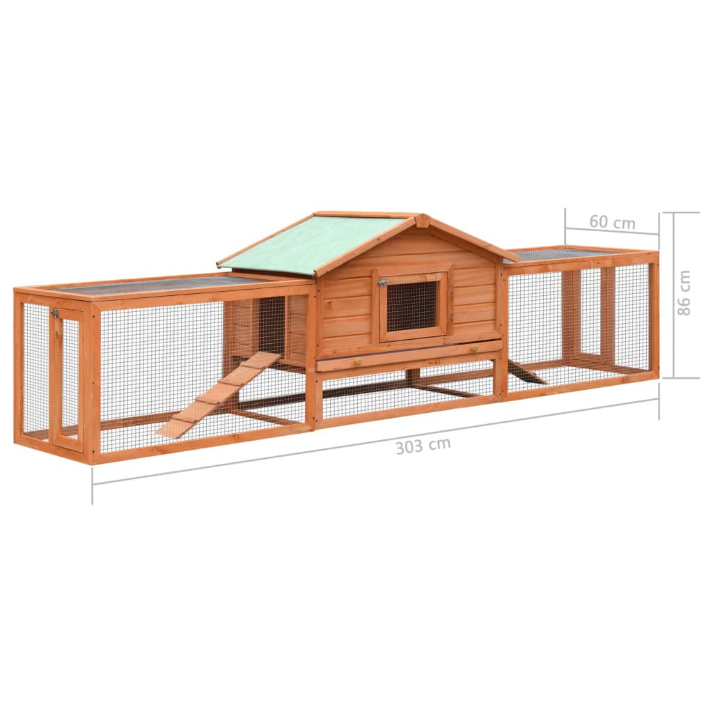 Kaninkoppi mänty ja kuusi 303x60x86 cm