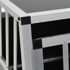 Koiranhäkki kahdella ovella 89x69x50 cm