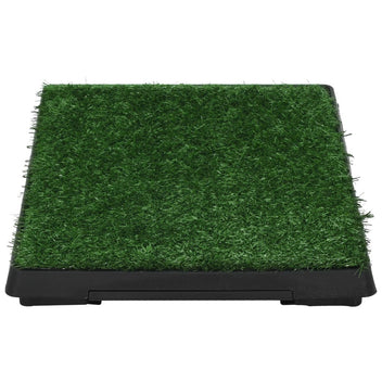 Lemmikkivessat 2 kpl alusta ja keinonurmi vihreä 63x50x7 cm WC