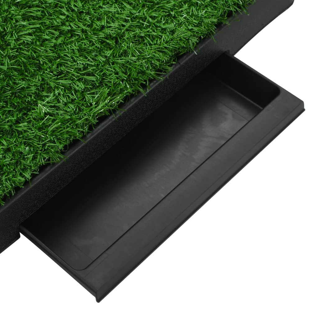 Lemmikkivessat 2 kpl alusta ja keinonurmi vihreä 63x50x7 cm WC
