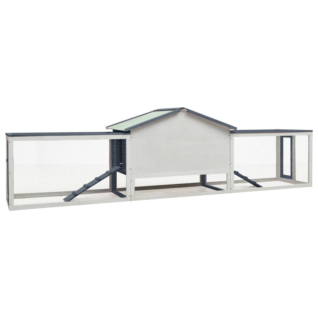 Kaninkoppi harmaa 303x60x86 cm