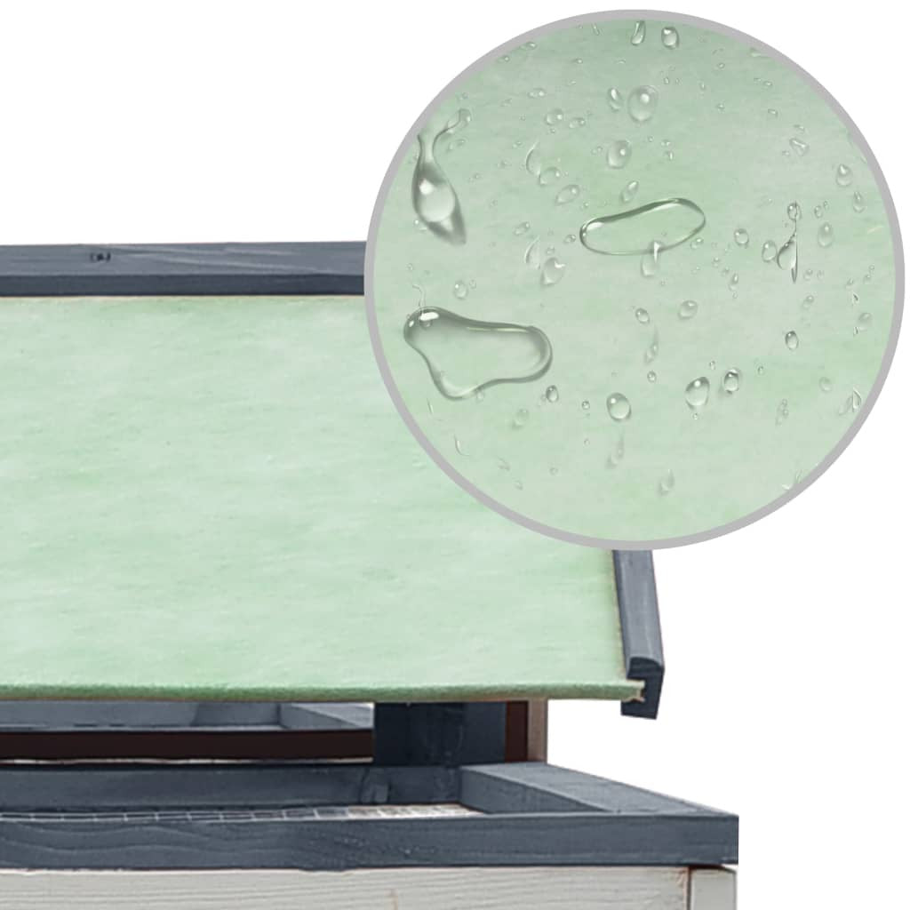 Kaninkoppi harmaa 303x60x86 cm