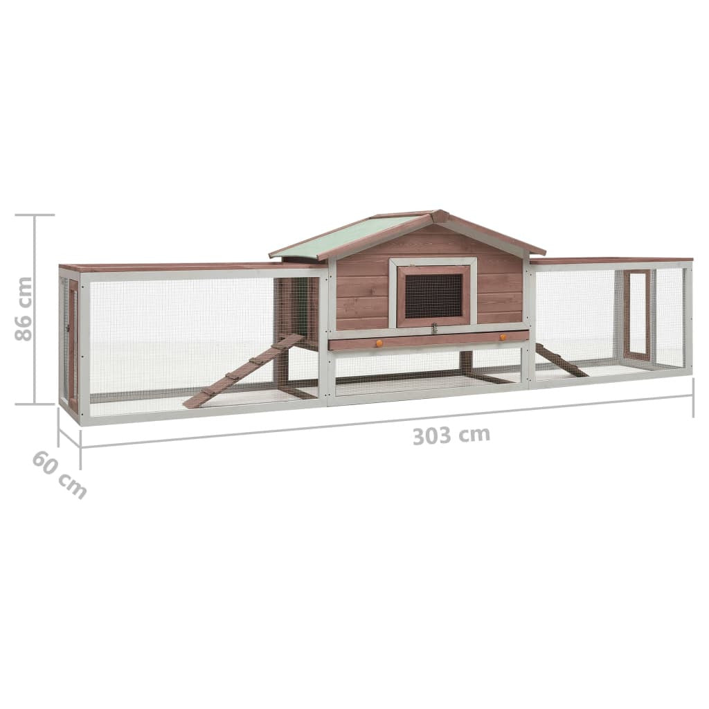Kaninkoppi mokka 303x60x86 cm