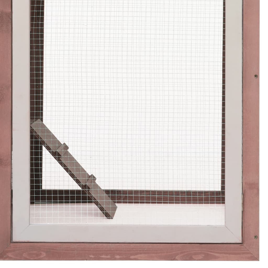 Kanahäkki mokka 170x81x110 cm täysi mänty ja kuusi