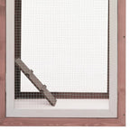 Kanahäkki mokka 170x81x110 cm täysi mänty ja kuusi