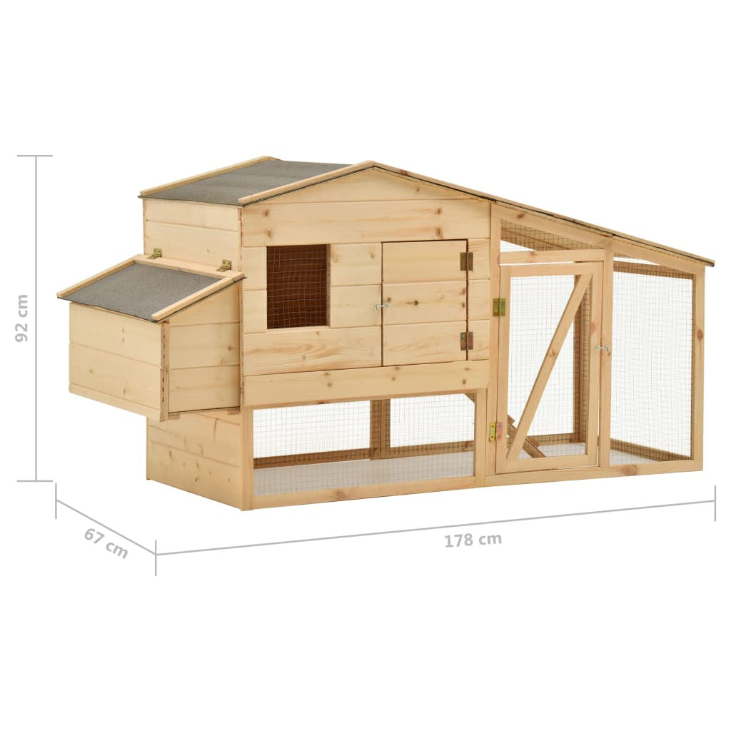 Kanakoppi täysi mänty 178x67x92 cm