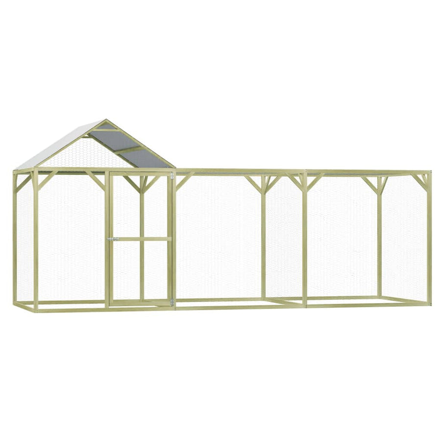Kanahäkki 4,5x1,5x2 m kyllästetty mänty