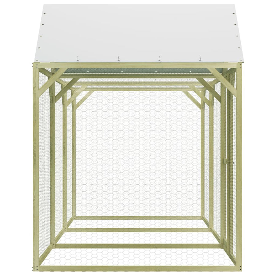Kanahäkki 4,5x1,5x2 m kyllästetty mänty