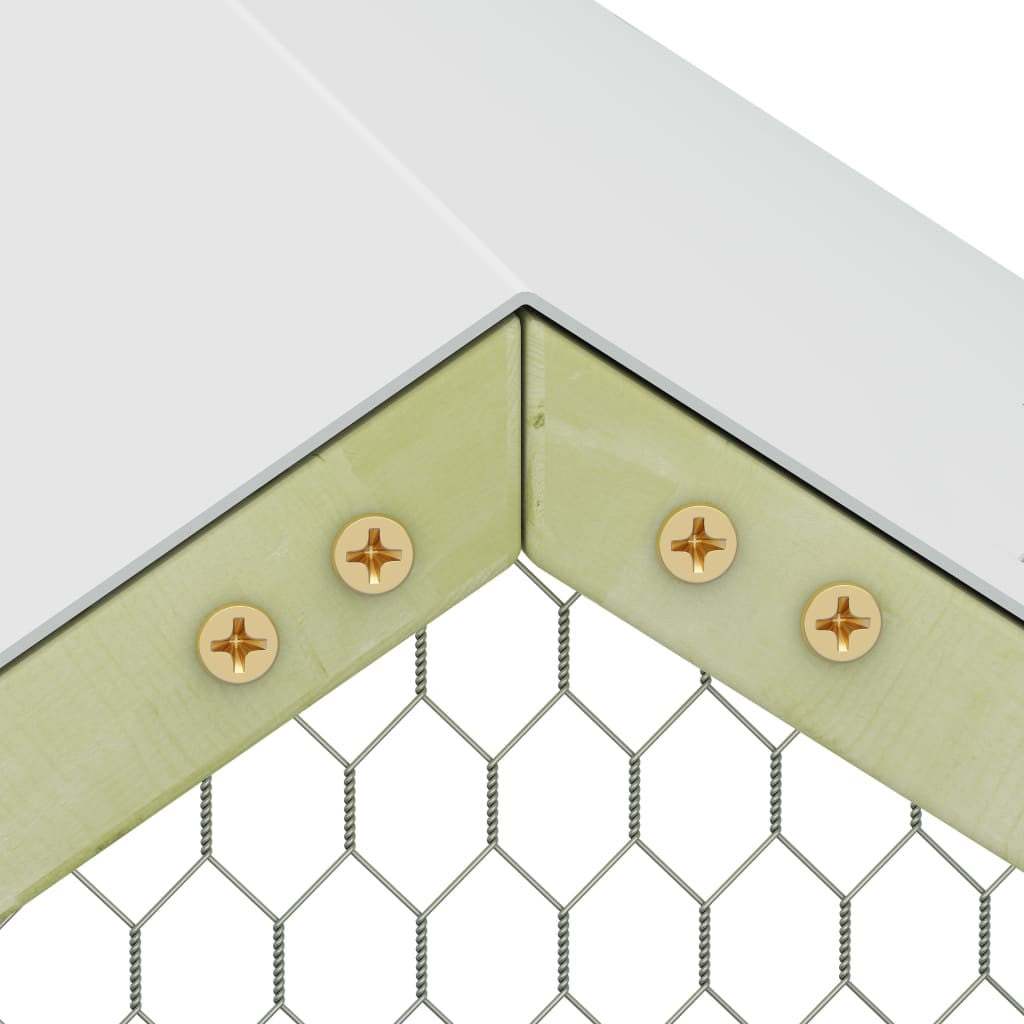 Kanahäkki 4,5x1,5x2 m kyllästetty mänty