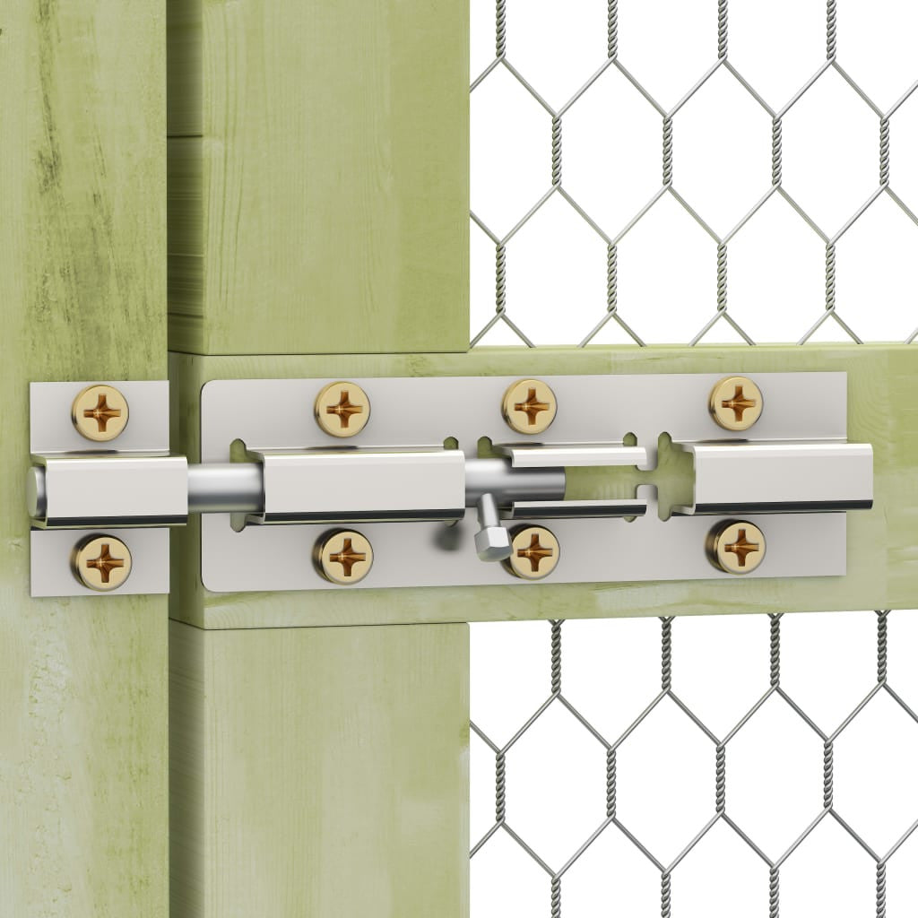 Kanahäkki 4,5x1,5x2 m kyllästetty mänty