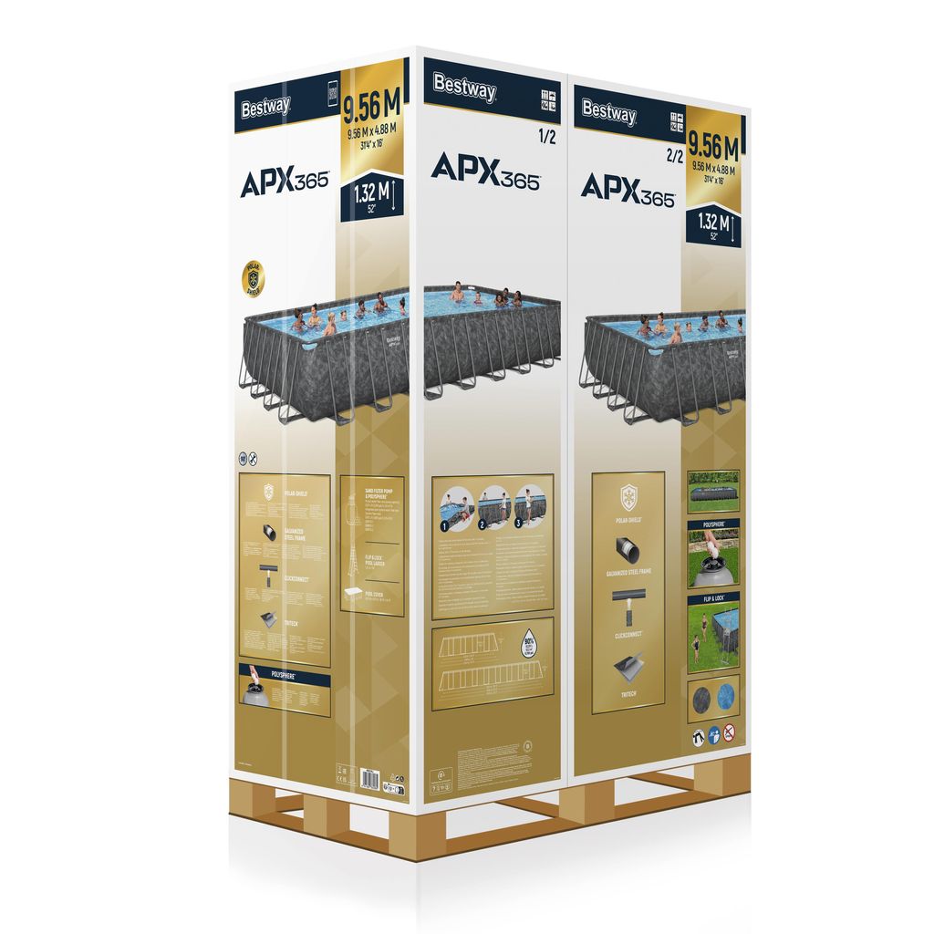 BESTWAY APX 365 POOL SET 956 X 488 X 132 CM