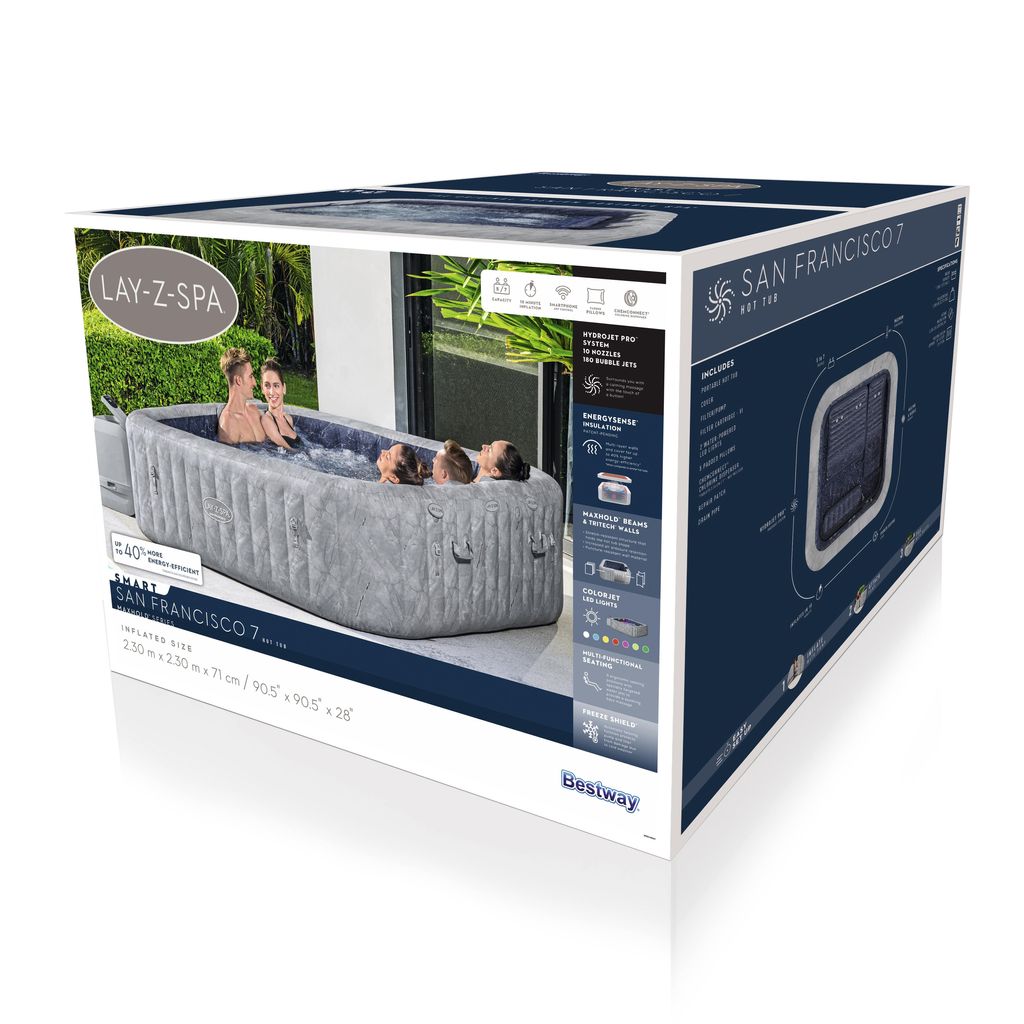 LAY-Z-SPA SAN FRANCISCO SMART LUXE HYDROJET PRO
