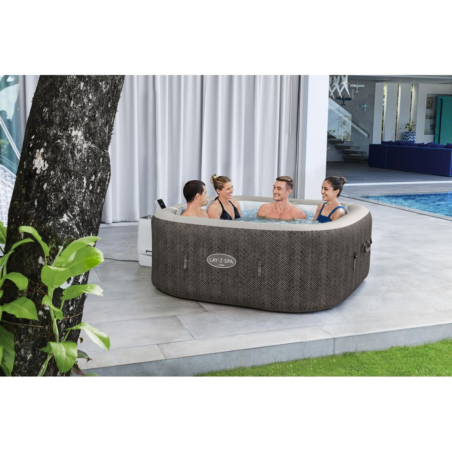Utomhusbubbelpool Bestway Lay-Z-Spa Cabo Smart Hydrojet 6, 4–6 personer, 144 munstycken