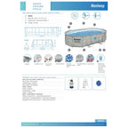 POWER STEEL VISTA OVAL ALLASSETTI 488X305X107 CM