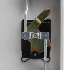 Toimistokaappi 2 ovella 90 cm harmaa metalli