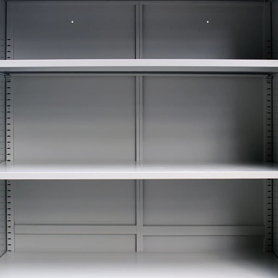 Toimistokaappi 2 ovella Teräs 90x40x180 cm Harmaa