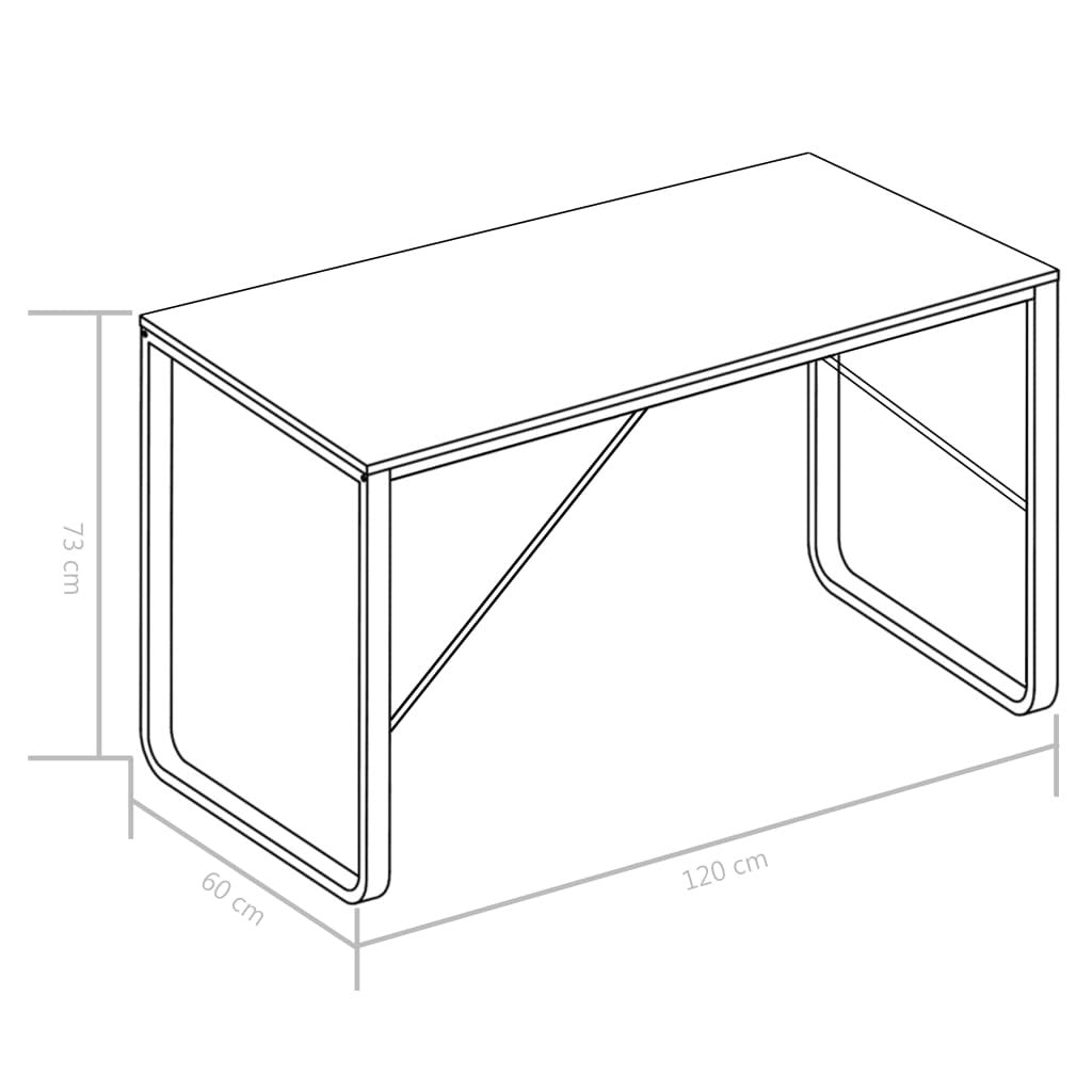 Databord 120x60x73 cm, 4 olika färger