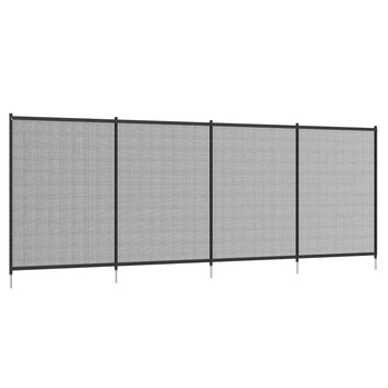 Allasaita lasten turvaksi, 4 paneelia, 365 x 126 cm, musta