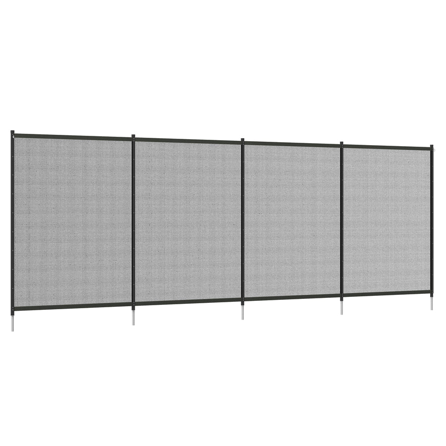 Allasaita lasten turvaksi, 4 paneelia, 365 x 126 cm, musta