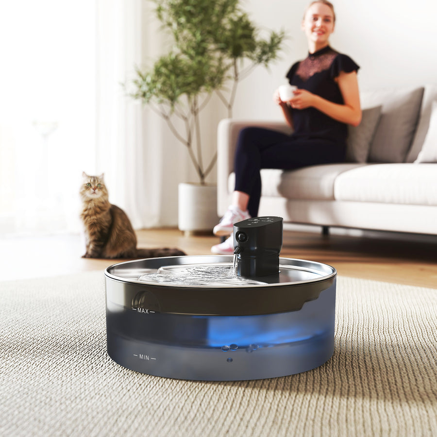 Langaton juoma-automaatti lemmikeille, 7 l, liiketunnistin ja akku