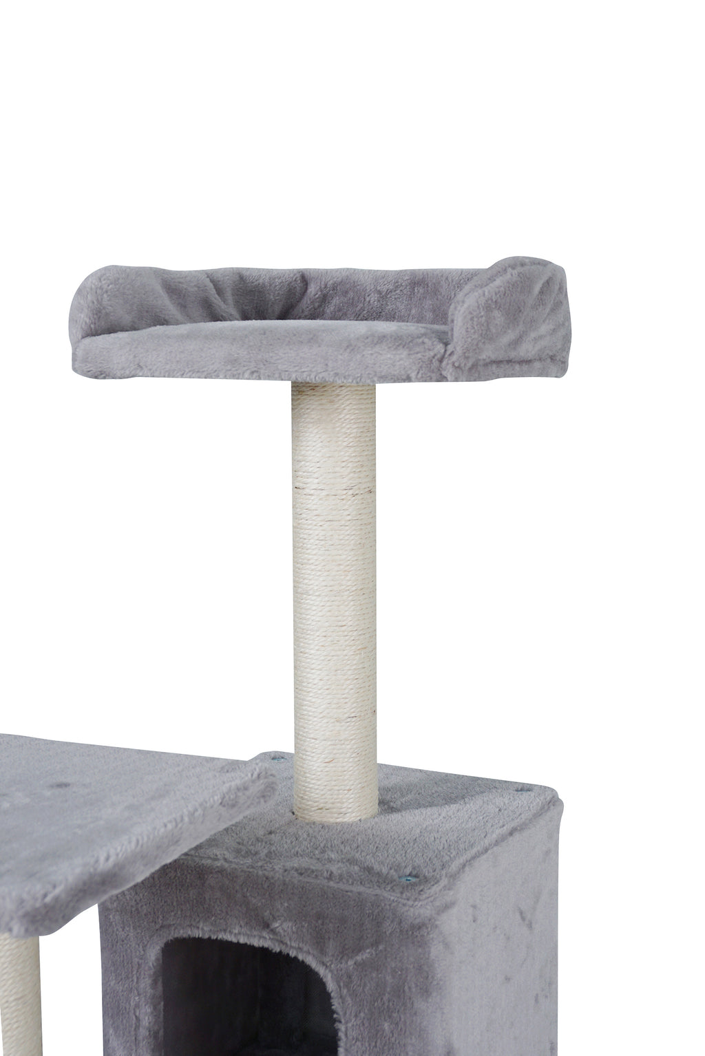 Pohjolan Lemmikkitarvike Kissan raapimis-/kiipeilypuu 170cm, vaalean harmaa